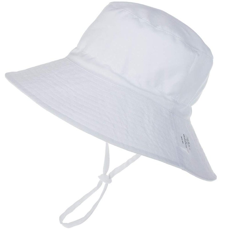 MaxNova Baby Sun Hat Toddler Summer UPF 50+ Baby Girl Bucket Hat Wide Brim Beach Hats for Baby Boys 6-12,12-24Months - Image 3